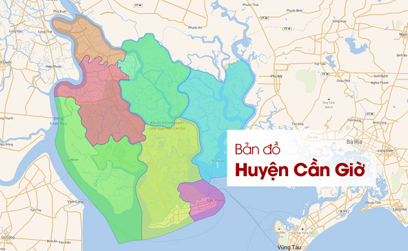 Bản đồ Huyện Cần Giờ TPHCM: Chi tiết, Cập nhật 2024