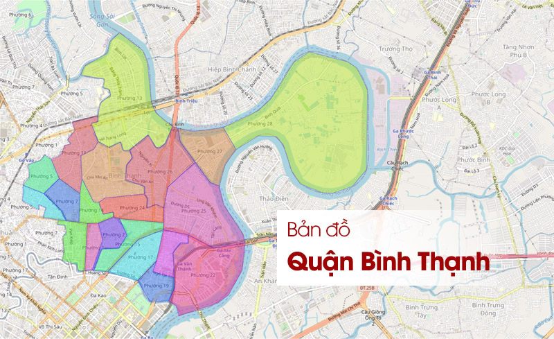 Bản đồ Quận Bình Thạnh TPHCM: Chi tiết, Cập nhật 2024