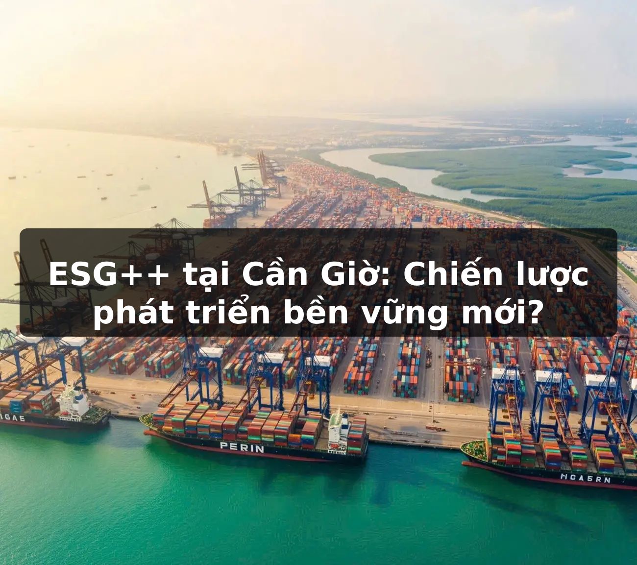 ESG++ tại Cần Giờ: Chiến lược phát triển bền vững mới?