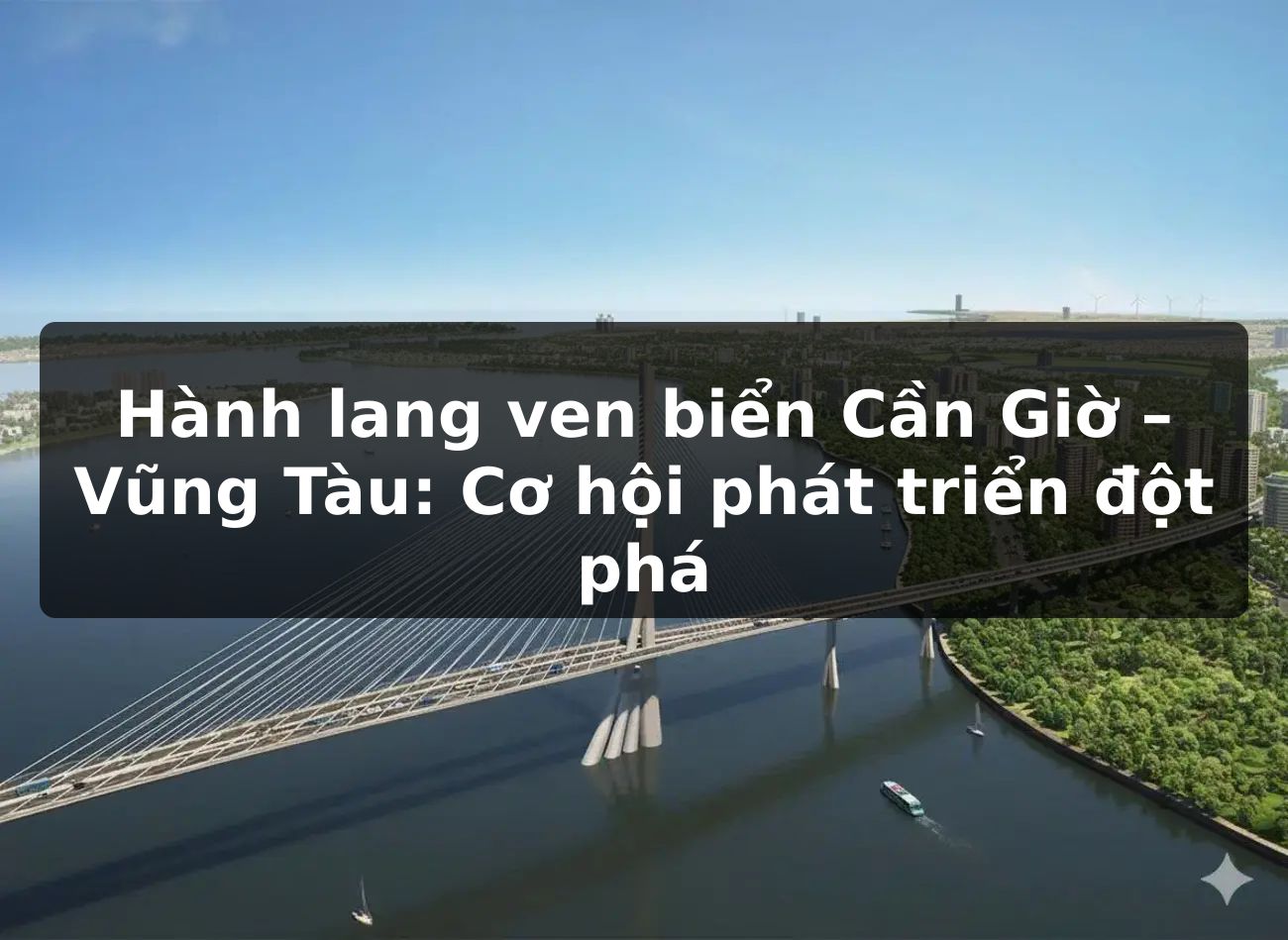 Hành lang ven biển Cần Giờ – Vũng Tàu: Cơ hội phát triển đột phá