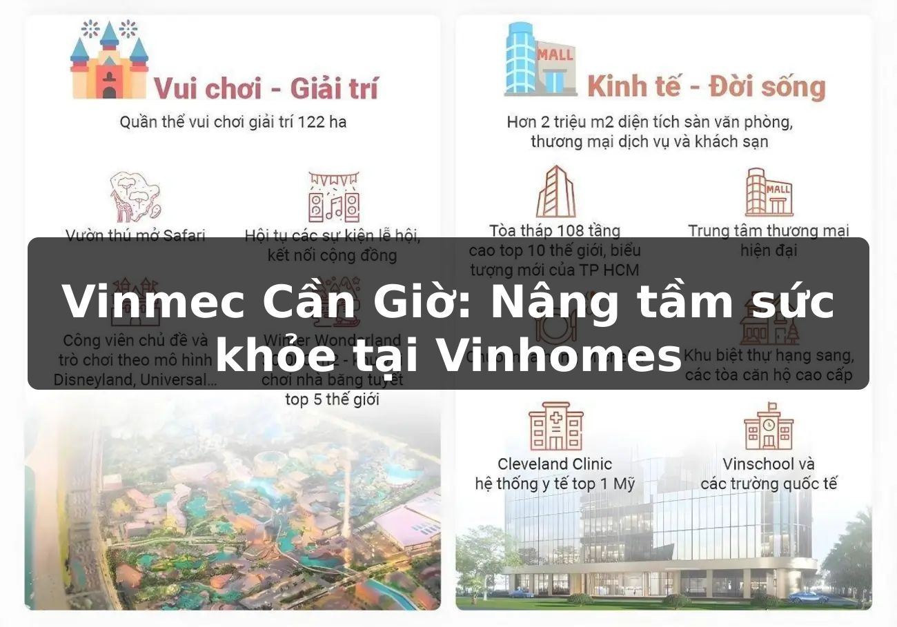 Vinmec Cần Giờ: Nâng tầm sức khỏe tại Vinhomes